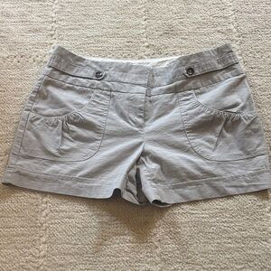 Maurices Light Gray Women's Cargo Shorts